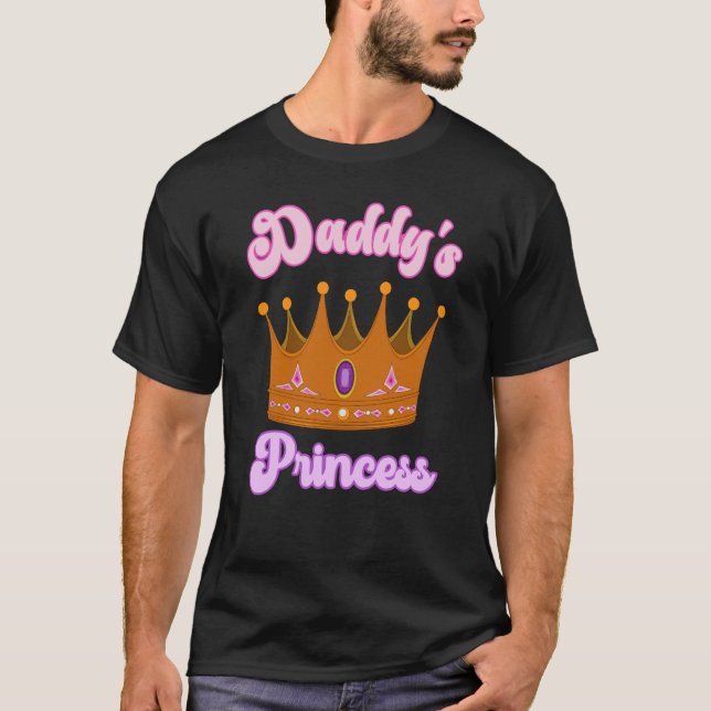 Camiseta Daddy's Princess Pretty For Daughters (Frente)