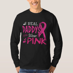 Camiseta Daddys reais Vestem a consciência cor-de-rosa do C