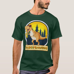 Camiseta Daddysaurus Beer & Sunglass TRe Funny Gift Fathe