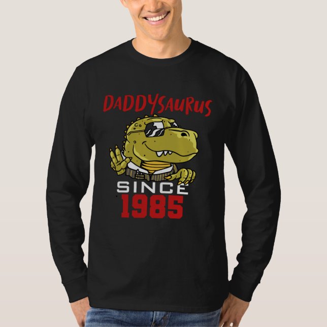 Camiseta Daddysaurus desde 1985 (Frente)