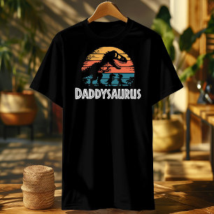 Camiseta Daddysaurus pais Pais Son Trex Dinossaur