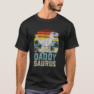 Camiseta Daddysaurus Rex Dinosaur Daddy Saurus Family Match