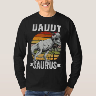Camiseta Daddysaurus Rex Dinossaur Pai Surus Family Matchi