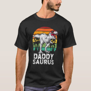 Camiseta Daddysaurus Rex Dinossaur Pai Surus Family Matchi