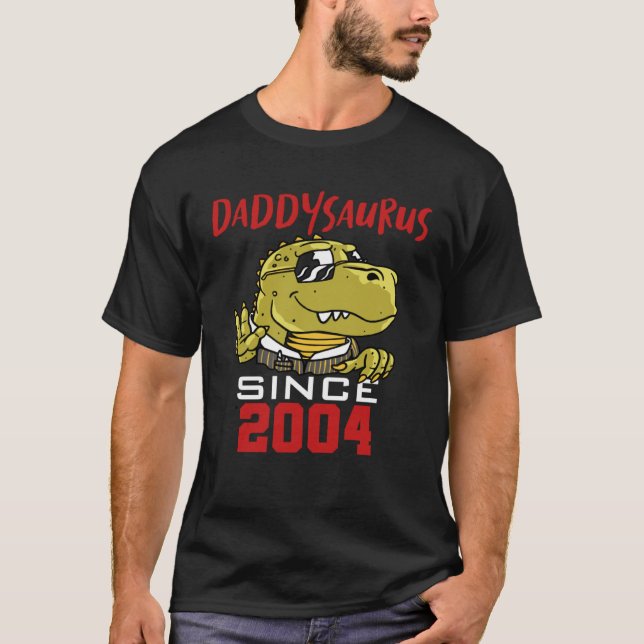 Camiseta Daddysaurus since 2004 (Frente)