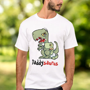 Camiseta Daddysaurus T-Rex Baby Boy