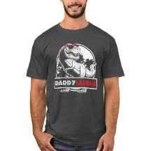 Daddysaurus T shirt Dia de os pais Gifs T rex Pai 