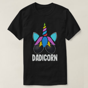 Camiseta Dadicorn Funny Unicorn Pai Gift