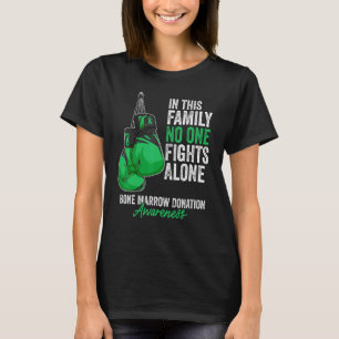 Camiseta Dádiva da medula óssea Consciência Mês Luva Verde