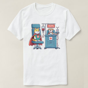 Camiseta Dádiva de sangue Hero Pups - Lifesaver Canine Tee