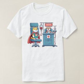 Camiseta Dádiva de sangue Hero Pups - Lifesaver Canine Tee