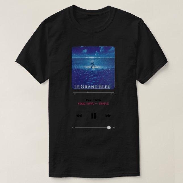 Camiseta Dadju Ninho le Grand bleu classificque (Frente do Design)