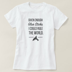 Camiseta Dado bastante varas da colagem eu poderia salvar o