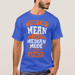 Camiseta Dados de Estatísticas do Analista Estatístico Pres