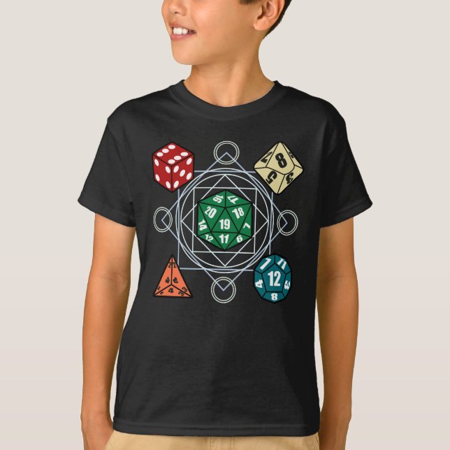 Camiseta Dados de Jogo (Frente)