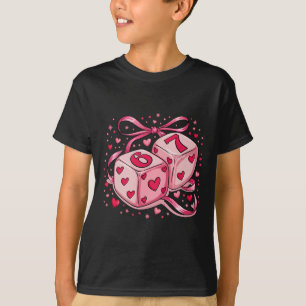 Camiseta Dados de São Valentim 6 7 Seis Sete Meme Coquette