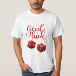 Camiseta dados do dia de sorte
