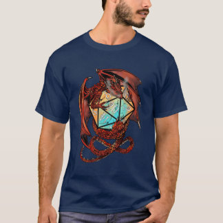Camiseta Dados do Dragão Vermelho vintage