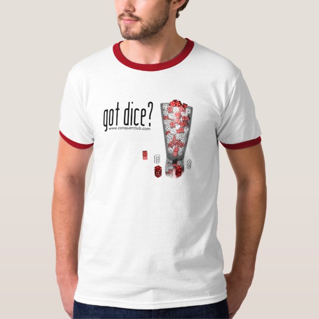 Camiseta Dados obtidos? (Frente)