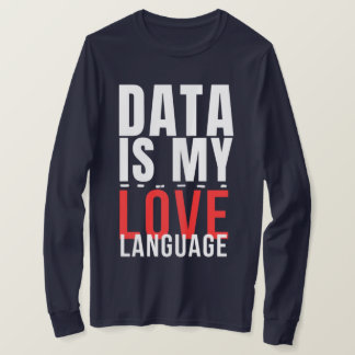 Camiseta Dados São Meu Idioma do Amor - Divertido Cientista