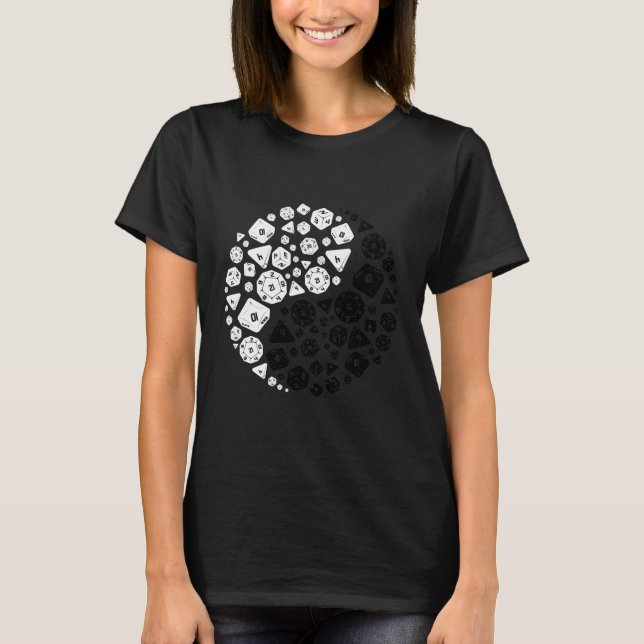 Camiseta Dados Yin Yang (Frente)