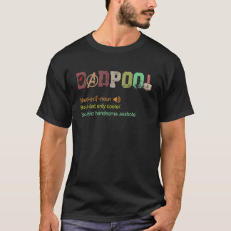 Camiseta Dadpool como um pai, mas somente Dia de os pais ma