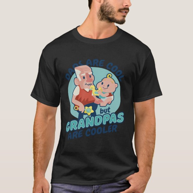 Camiseta Dads Grandpas are cooler (Frente)