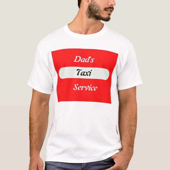 Camiseta dads taxi  (Frente)