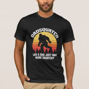 Camiseta Dadsquatch Como Um Pai Engraçado Dia do Pai