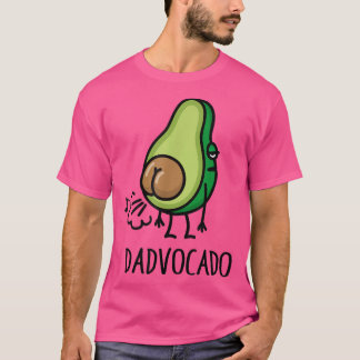 Camiseta Dadvocado FunnyFazendo Pai Avocado Dia de os pais