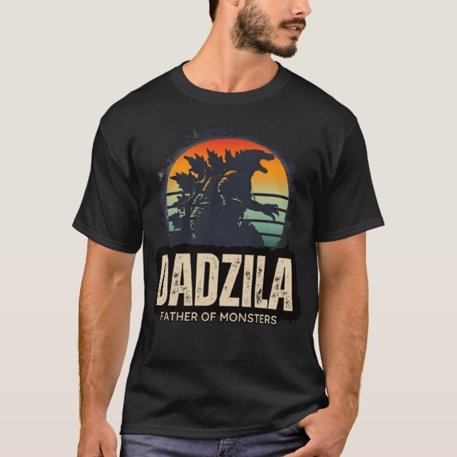 Camiseta "Dadzilla: O Legendário Pai dos Monstros" (Frente)