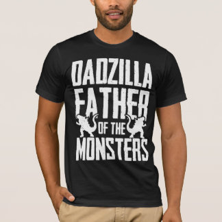 Camiseta Dadzilla Padre dos Monstros Engraçado