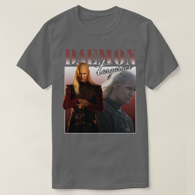 Camiseta DaemonTargaryenCasaDragõesHomage (Frente do Design)