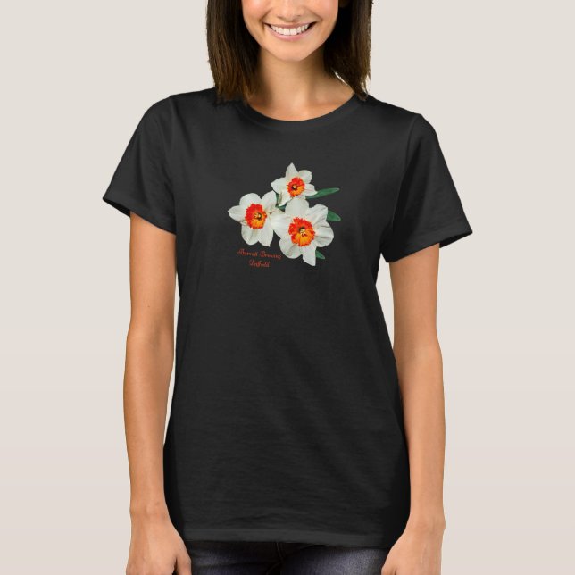 Camiseta Daffodils Flor Botânico (Frente)