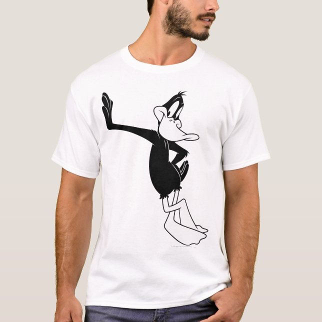 Camiseta DAFFY DUCK™ inclinado contra uma parede (Frente)