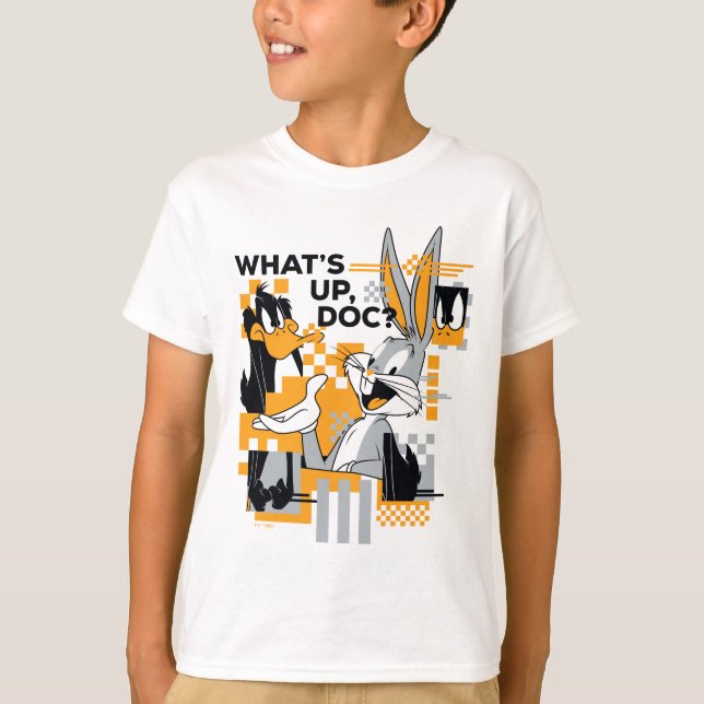 Camiseta DAFFY DUCK™ & INSETOS BUNNY™ Glitch (Frente)