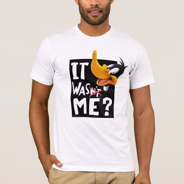 Camiseta DAFFY DUCK™ - Não fui eu / fui eu (Frente)