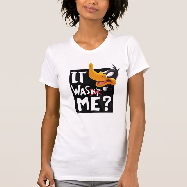 Camiseta DAFFY DUCK™ - Não fui eu / fui eu (Frente)