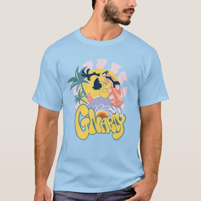Camiseta DAFFY DUCK™ Surfing - Gnarly (Frente)