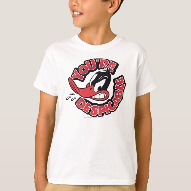 Camiseta DAFFY DUCK™ - Você é desprezível (Frente)