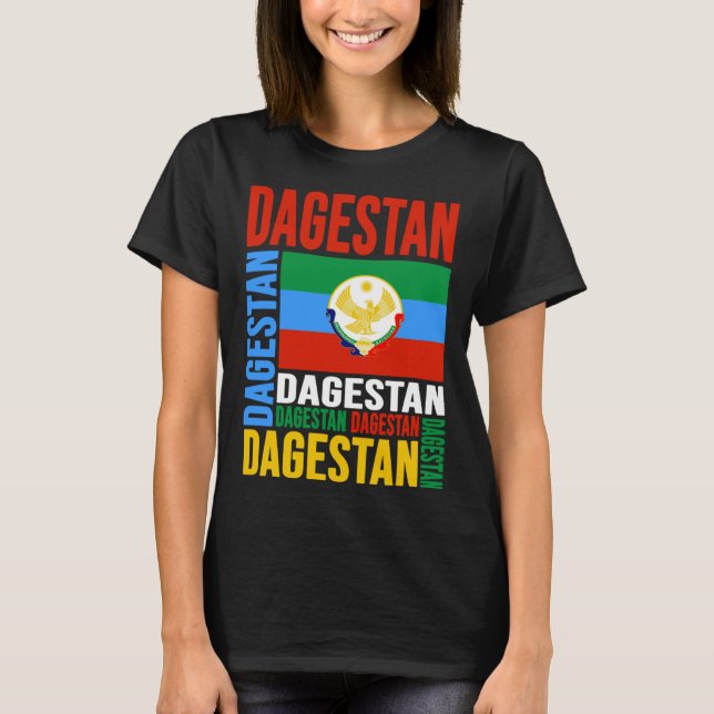 Camiseta Dagestan Flag Dagestan Is My Home Dagestan Love Da (Frente)