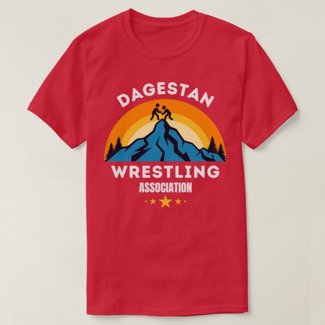 Camiseta Dagestan Wrestling (Frente do Design)