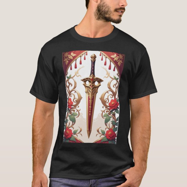 Camiseta Dagger Art Dark T-Shirt (Frente)