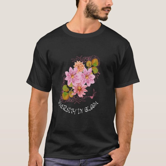 Camiseta Dahlia Flower, Flower lover, Botânica, Gardener (Frente)