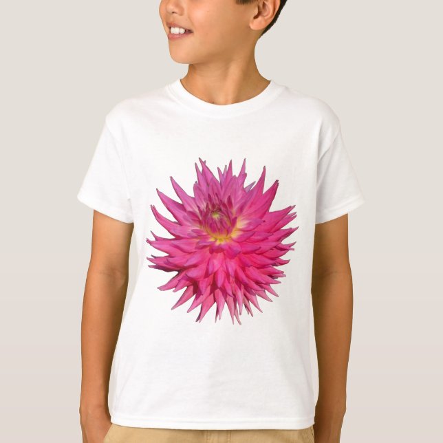 Camiseta Dahlia Rosa (Frente)