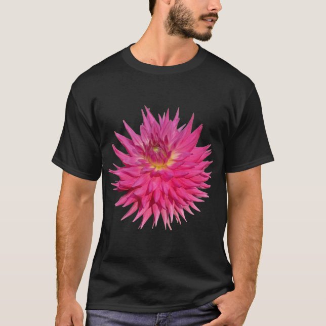 Camiseta Dahlia Rosa (Frente)