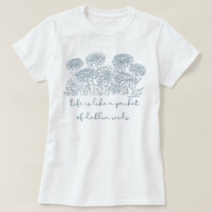 Camiseta Dahlia Seeds T-Shirt - Presentes para Dahlia Lover