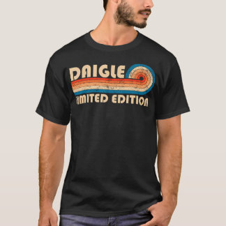 Camiseta DAIGLE Surname Retro Vintage 80s 90s Aniversário R