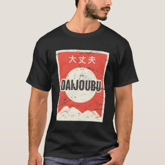 Camiseta DAIJOUBU Vintage Japonês Anime Poster347