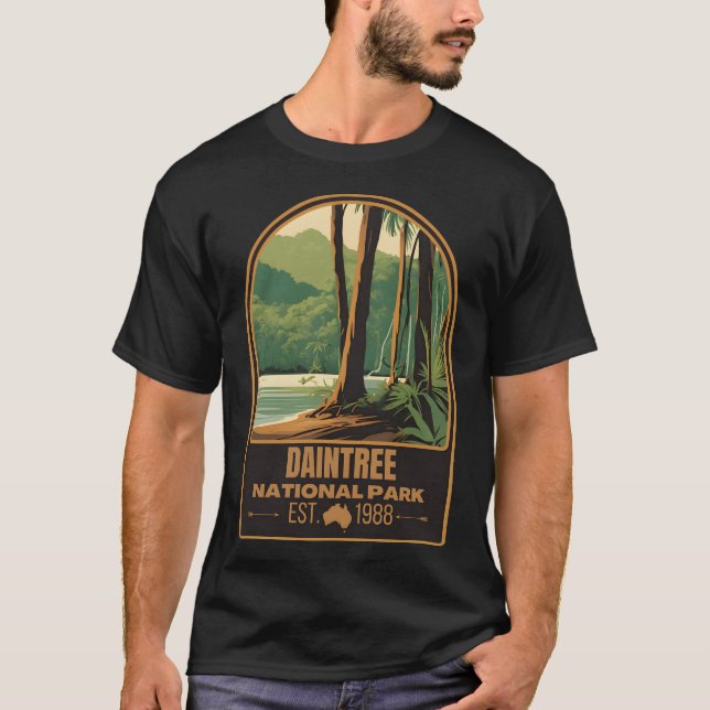 Camiseta Daintree Austrália � O Horizonte Sem Fim de Austr (Frente)